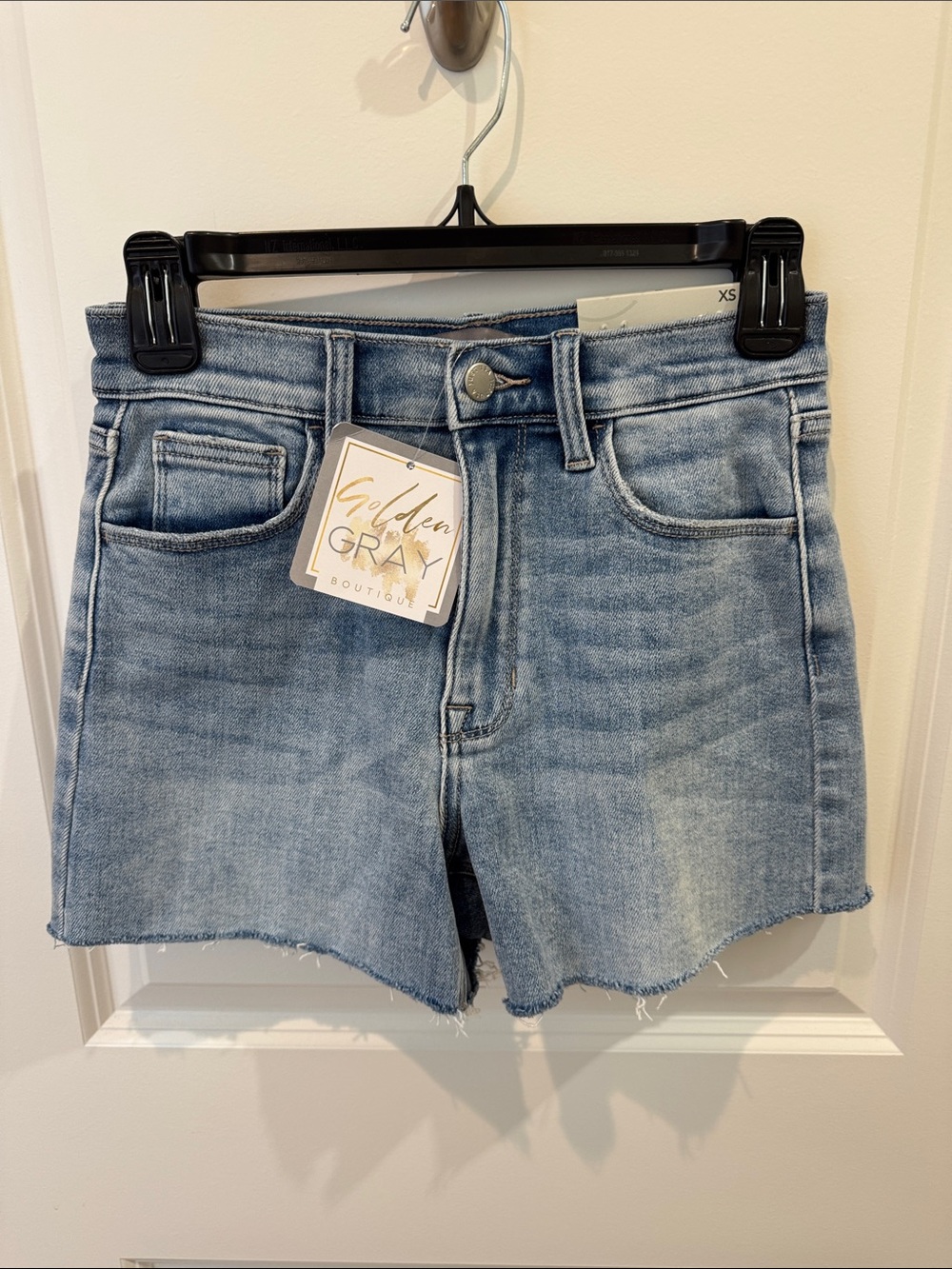 Just USA Light Wash Cutoff Denim Shorts